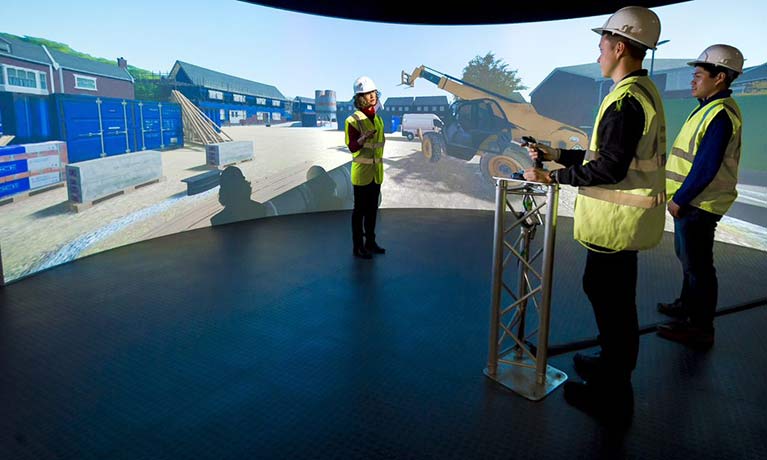 Construction engineering simulation centre