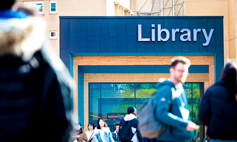 lanchester library entrance