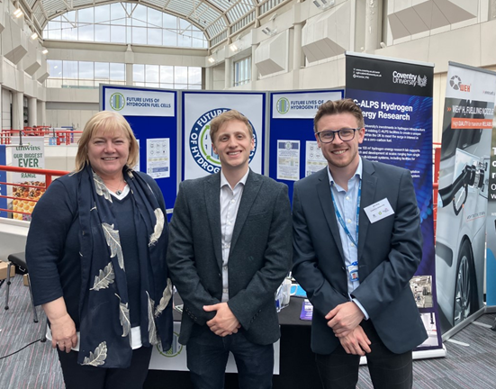 Dr Claire Brewis, Jake Harding and Dr Will King